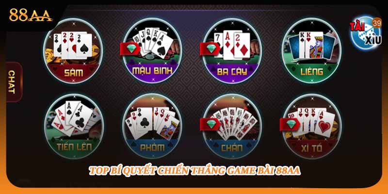 Bí quyết chiến thắng game bài 88AA