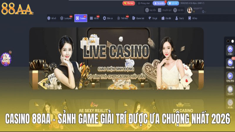 Sảnh game Casino 88AA